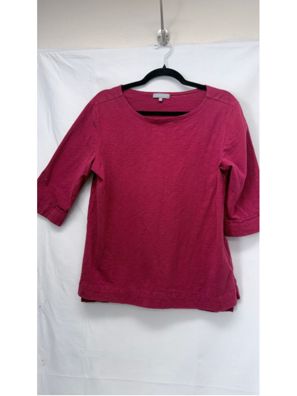 Women's Habitat Red Cotton Tee, Size S